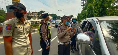 Ditlantas Polda Sumut Test Antigen Penumpang Bus Antar Lintas