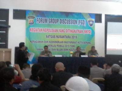 Kesbangpol: Pileg-Pilpres 2019 Kota Serang Dipastika Aman dan Kondusif