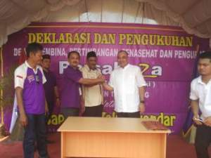 Pendukung pasangan calon Bupati Tangerang, Bersahaza.