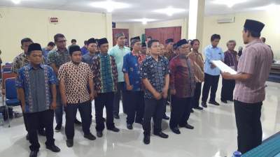 KPU Lantik Anggota PPK dan PPS Susulan