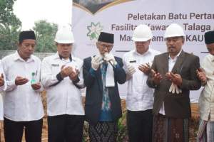 Sekda Hadiri Peletakan Batu Pertama Meajid Alkautsar