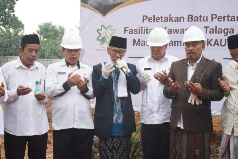 Sekda Hadiri Peletakan Batu Pertama Meajid Alkautsar