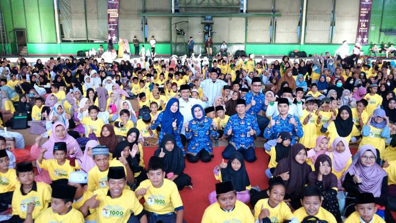 Ramadhan 2023, Bupati Serang Bareng Baznas Santuni 1.000 Anak Yatim