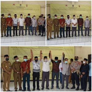 Calon Kades di Kecamatan Mauk Deklarasikan Pilkades Damai dan Ikrar bersama