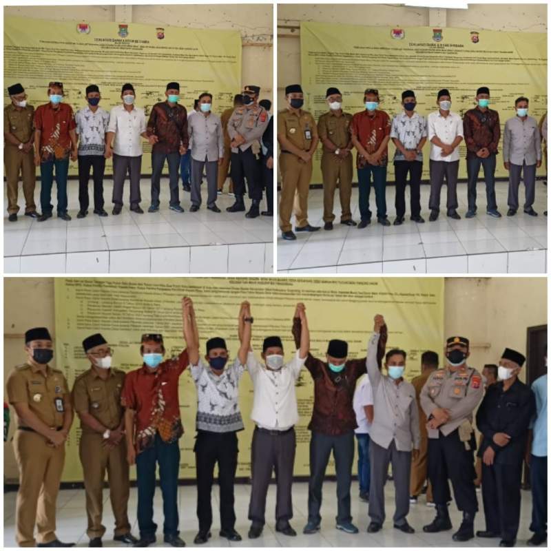 Calon Kades di Kecamatan Mauk Deklarasikan Pilkades Damai dan Ikrar bersama