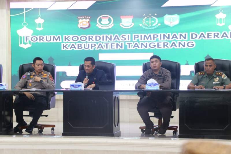 Jelang Lebaran, Forkopimda Kab Tangerang Gelar Rakor