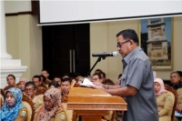 ano saat membuka Rakor Persiapan Pelaksanaan Sensus Barang Milik Daerah Tahun 2015, di Pendopo KP3B, Curug Kota Serang, Selasa (30/06).