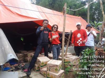 SOLMET DPD Kab Cianjur Bersinergi Dengan Permata Sanny Peduli Berbagi Kasih Jelang Hari Raya Idul Fitri 1444 H