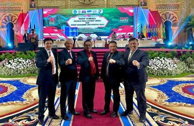 Kakanwil Hadiri Penganugerahan Gelar Doktor Kehormatan Sekretaris Jenderal Kemenkumham