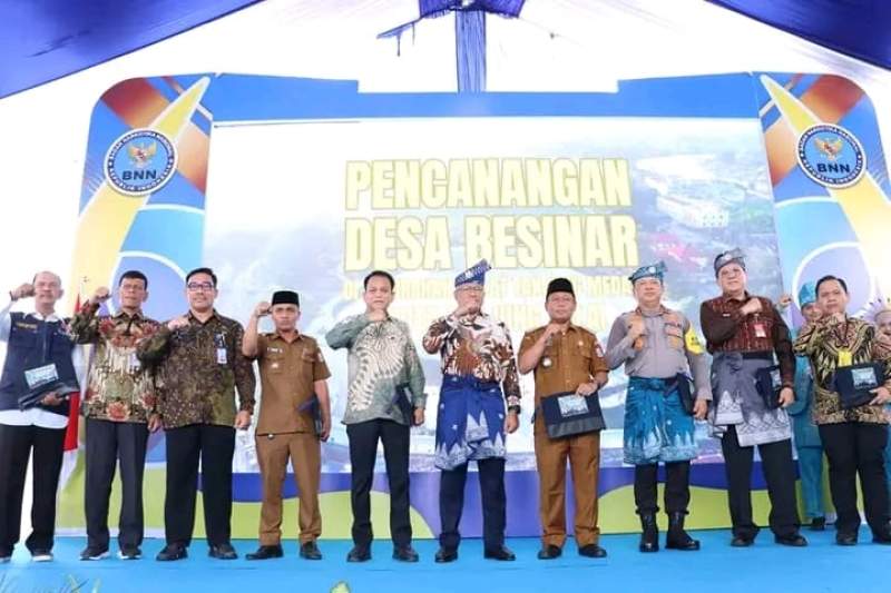 Kepala BNN RI Resmikan Kampung "BERSINAR"  di Kota Tanjung Balai