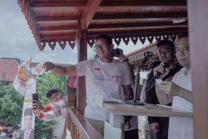 Hadiri Jalan Sehat Partai Gerindra, Ini Janji Sandiaga Uno Dihadapan Masyarakat Banten