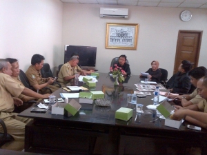 Komisi I saat Hearing dengan Dinas Kominfo Kota Tangerang