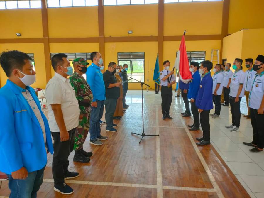 Abek Lantik Ketua DPK KNPI Kecamatan Sukamulya