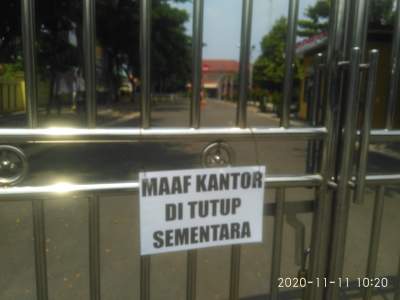 Pegawainya Positif Covid, Kantor Camat Sepatan Timur Ditutup Sementara