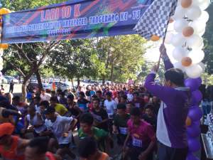 Puluhan Atlet Ramaikan Lari 10 KM Kabupaten Tangerang