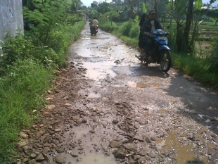 Jalan Cigandeng Dikeluhkan Warga