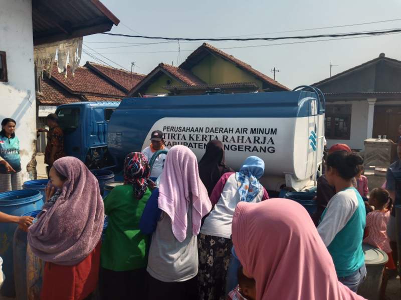 PDAM TKR BANTU AIR BERSIH WARGA KETAPANG MAUK