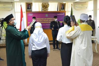 443 CPNS Dilantik Dan Diambil Sumpah Oleh Bupati Tangerang