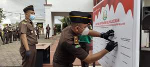 Belum Maksimal, Kejari Cilegon Kembali Canangkan Zona Integritas Bebas Korupsi