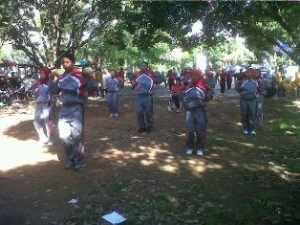 Pamulang- Sambut HUT ke-5 UPT Pamulang gelar Lomba SKJ di halaman UPT Pamulang,Jum'at (22/11)DT