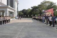 Pimpin Apel Pagi, Kabagops Polresta Tangerang Berikan Motivasi Ke Anggota