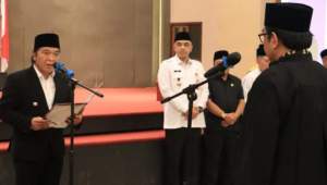 142 Dewan Hakim dan Pengawas MTQ Provinsi Banten di Lantik Pj Gubernur