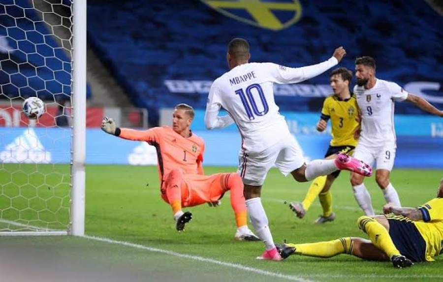 Gol Tunggal Kylian Mbappe Antar Kemenangan Prancis Atas Swedia