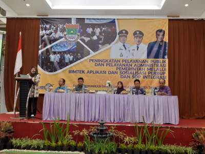 Diskominfo Gelar Bimtek Informasi Tekhnologi Di Hotel Yasmin