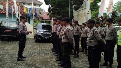 Polres Lebak Apel Pengamanan Pilkada