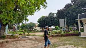 Lahan fasos-fasum di perumahan PPI 2 yang akan dibuatkan polder penampungan air.