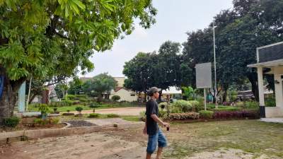 Lahan fasos-fasum di perumahan PPI 2 yang akan dibuatkan polder penampungan air.