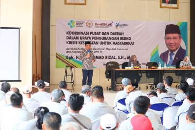Muhammad Rizal Komisi IX DPR RI Bareng Kemenkes Sosialisasi Germas Cegah Penyakit di Curug
