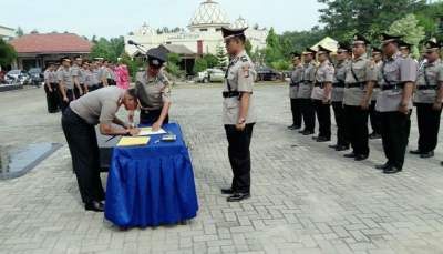 Sertijab di Mapolres Lebak.