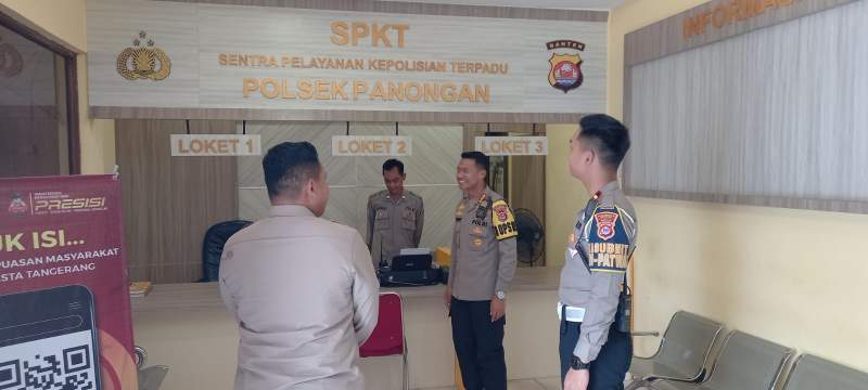Kapolresta Tangerang Kunjungi Mapolsek Panongan