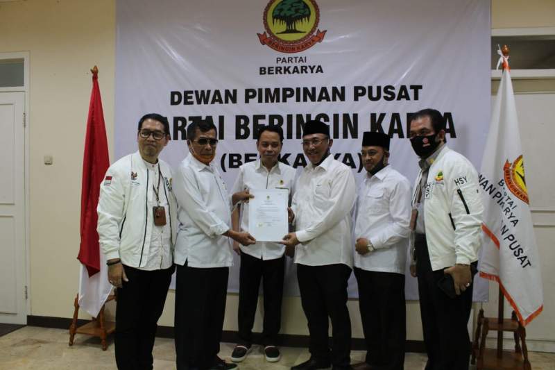 Pilkada Cilegon Partai Berkarya Versi Muchdi PR Usung Helldy-Sanuji