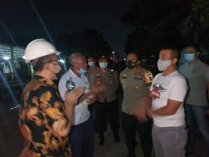 Kapolda Banten Cek Lokasi Kebakaran PT. Tunas Sumber Ideakreasi Kimia