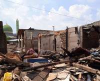 LBPI-NU Bantu Keluarga Korban Kebakaran Pasar Ciputat