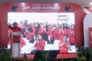 Hasto Serukan Kader PDI Perjuangan di Banten Wajib Dukung Ananta di DPD RI