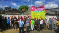 Demo warga ,enolak pembangunan GS Suprmarket di Kota Tangerang 