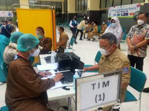 Hari Ini, Pemkot Tangsel Lakukan Vaksinasi Tahap Dua