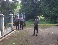 TKP Penggerebekan Teroris Dijaga Ketat