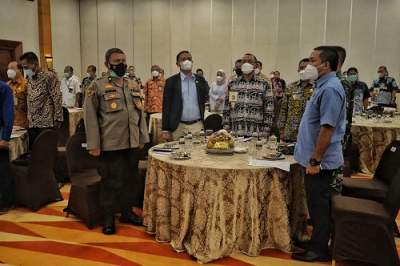 Pemkot Cilegon saat menggelar Forum Konsultasi Publik RKPD Tahun 2023 di The Royal Krakatau, Kamis (13/1/2022).