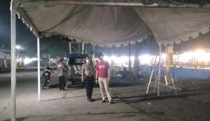 Cegah Omicron, Polsek Balaraja Dirikan Posko di Pasar Sentiong