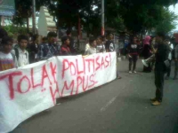 Mahasiswa Tolak Politisasi Kampus, Hatta Rajasa Tak Jadi Sambangi Kampus IAIN