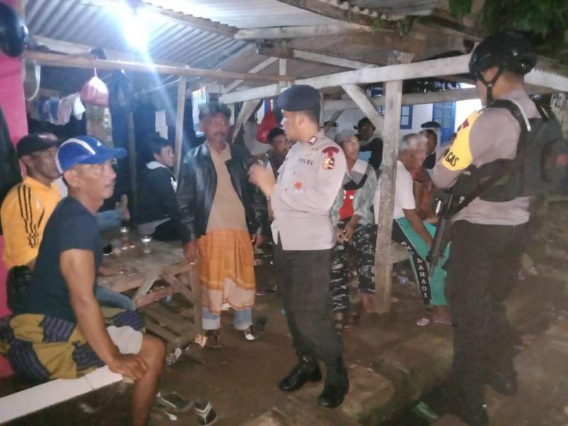 Satuan Brimob Polda Banten Laksanakan Patroli Sambang Rumah Warga