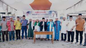 Plt Wali Kota Tanjungbalai Resmikan Masjid Baiturrahman