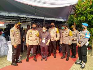 Kapolda Banten Tinjau Kantor KPU Cilegon, Hari Pertama Pendaftaran Pilkada