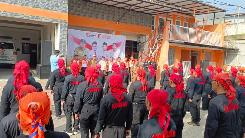 Apel Siaga, Korsad dan Santika Kawal Pengamanan Suara Saksi untuk  Kemenangan Zakiyah - Najib Hamas