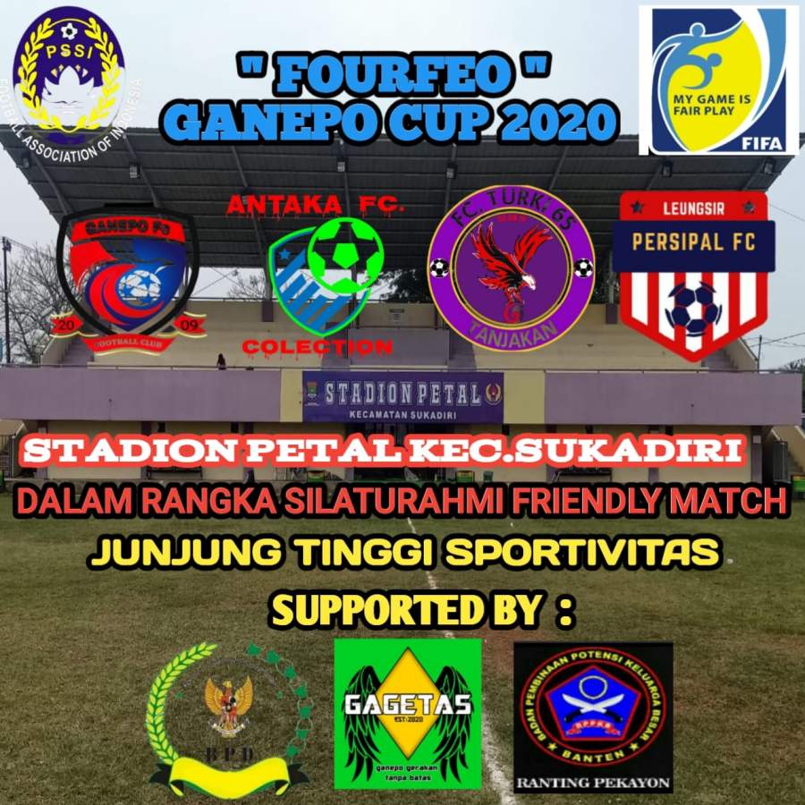 Saksikan Fourfeo Ganepo Cup 2020 Nanti Malam di Stadion Mini Petal Sukadiri