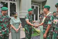 Dandim 0510/Tigaraksa Hadiri Perkenalan Pejabat Baru di Korem 052/Wijayakrama